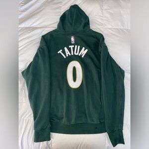 Men's Nike Jayson Tatum Green Boston Celtics 2022/23 Pullover Hoodie
